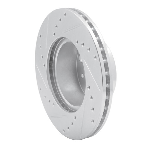 R1 76-77 BMW 320I (USA/Canada) Front Right Drilled & Slotted Silver Brake Rotor