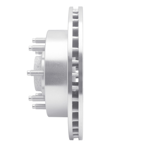 R1 98-03 Dodge B3500 / B2500 Front Right Drilled & Slotted Silver Brake Rotor