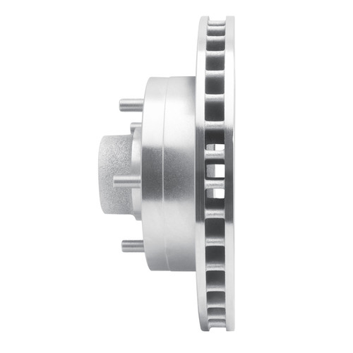 R1 85-97 Dodge B200 / B200 Van / B250 Front Left Drilled & Slotted Silver Brake Rotor