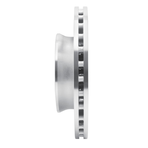 R1 06-25 American Coach PatRiot Front Right Drilled & Slotted Silver Brake Rotor