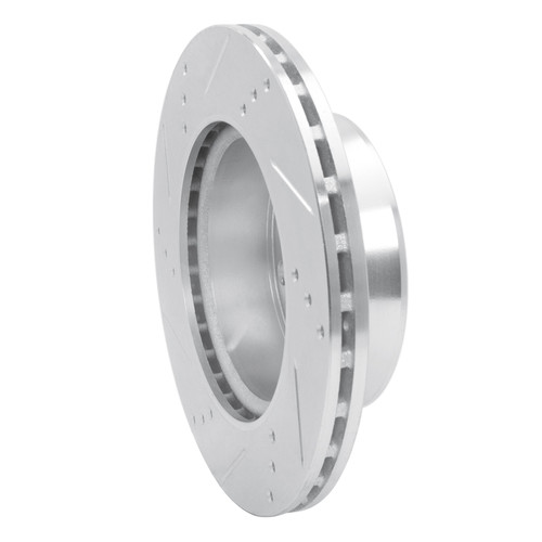 R1 02-06 Dodge SprintER 2500 Front Right Drilled & Slotted Silver Brake Rotor