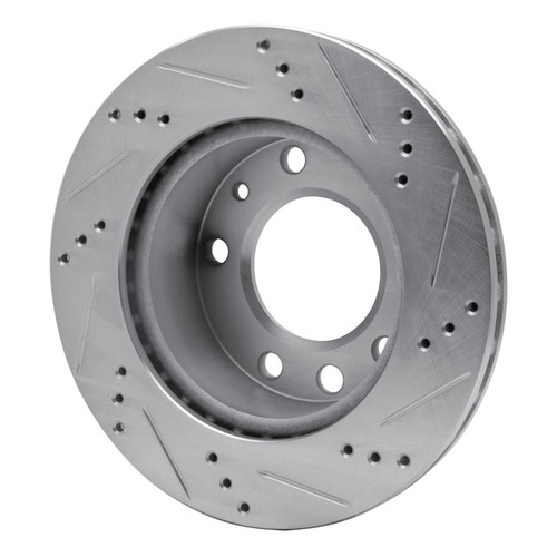 R1 02-06 Dodge SprintER 2500 Front Left Drilled & Slotted Silver Brake Rotor EDZ-40041L