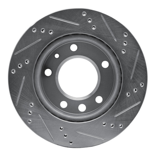 R1 02-06 Dodge SprintER 2500 Front Left Drilled & Slotted Silver Brake Rotor EDZ-40041L