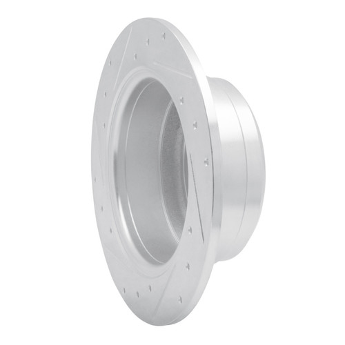 R1 67-74 Volvo 164 Rear Right Drilled & Slotted Silver Brake Rotor