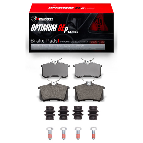 R1 97-08 Audi A4 (Mexico) Rear Optimum OE Pads & Hardware Kit