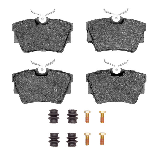 R1 96-97 Volkswagen EuroVan Rear Semi Met Pads & Hardware Kit