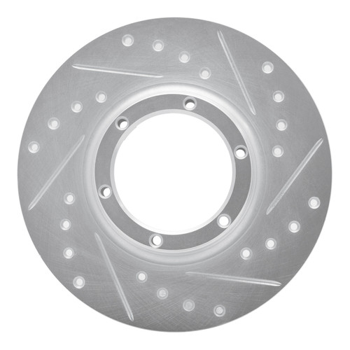 R1 71-83 Renault Lecar Front RightRear Right Drilled & Slotted Silver Brake Rotor