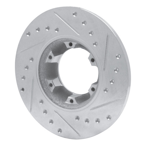 R1 71-83 Renault Lecar Front LeftRear Left Drilled & Slotted Silver Brake Rotor