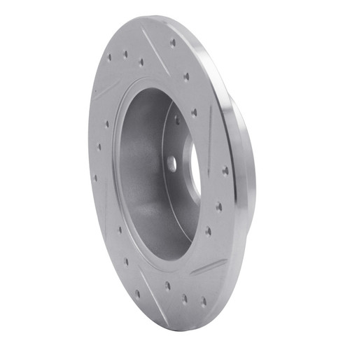 R1 88-92 Daihatsu CHARADE Front Right Drilled & Slotted Silver Brake Rotor EDZ-19000R