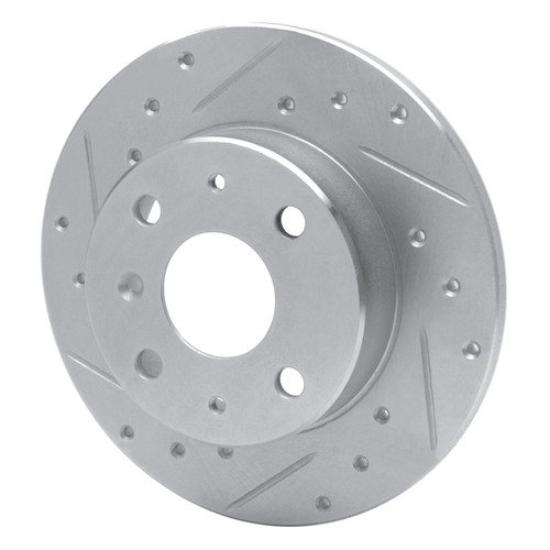 R1 88-92 Daihatsu CHARADE Front Left Drilled & Slotted Silver Brake Rotor EDZ-19000L
