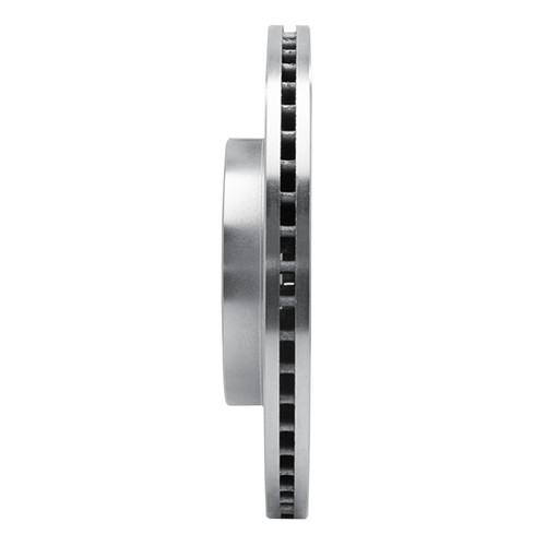 R1 17-23 Subaru Impreza Front Left Drilled & Slotted Silver Brake Rotor