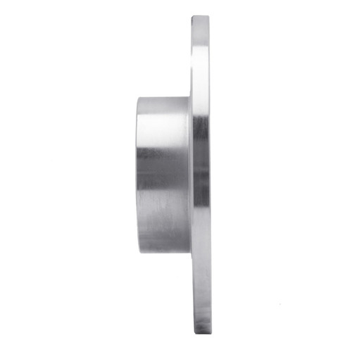 R1 80-83 Subaru GL Front Right Drilled & Slotted Silver Brake Rotor