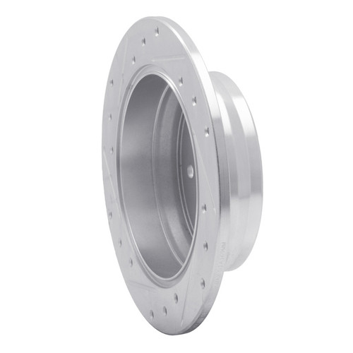 R1 09-16 Hyundai TUCSON Rear Right Drilled & Slotted Silver Brake Rotor