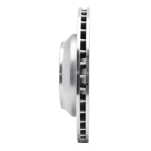 R1 05-18 Porsche CAYENNE Rear Left Drilled & Slotted Silver Brake Rotor