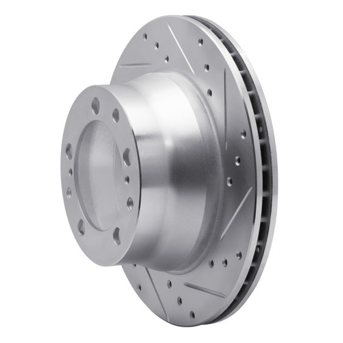 R1 87-97 Porsche 944 Turbo Rear Right Drilled & Slotted Silver Brake Rotor