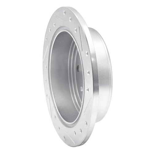 R1 04-10 Chevrolet Optra (USA/Canada) Rear Left Drilled & Slotted Silver Brake Rotor