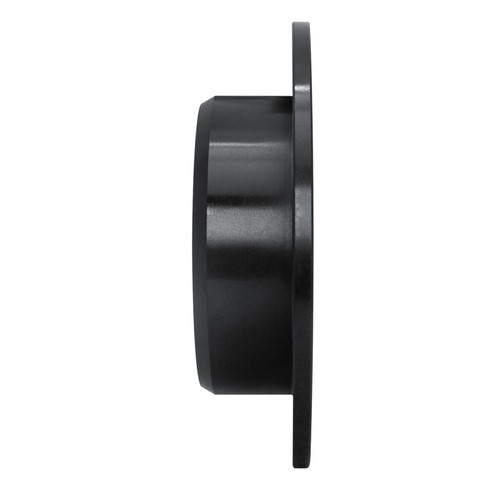 R1 94-95 Toyota Celica Rear Left Drilled & Slotted Black Brake Rotor