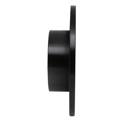 R1 81-87 Saab 900 Front Left Drilled & Slotted Black Brake Rotor