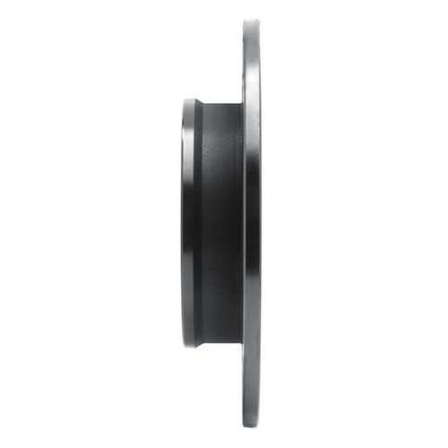 R1 79-81 Toyota Celica Rear Left Drilled & Slotted Black Brake Rotor