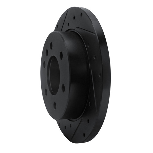 R1 19-25 Freightliner SprintER 1500 Rear Left Drilled & Slotted Black Brake Rotor