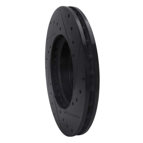 R1 16-23 Mercedes-Benz Viano (Mexico) Front Left Drilled & Slotted Black Brake Rotor