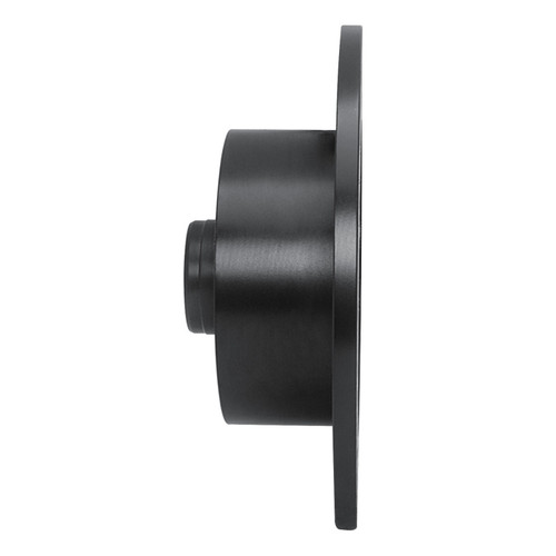 R1 96-08 Audi A4 (Mexico) Rear Right Drilled & Slotted Black Brake Rotor