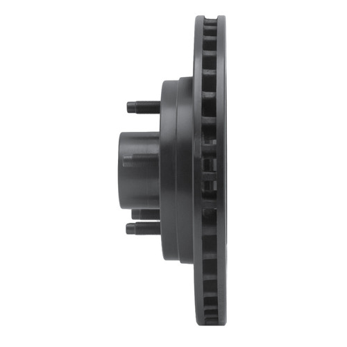 R1 84-87 Lincoln CONTINENTAL Front Left Drilled & Slotted Black Brake Rotor