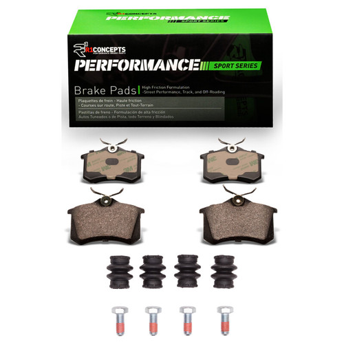 R1 97-08 Audi A4 (Mexico) Rear Performance Sport Pads & Hardware Kit
