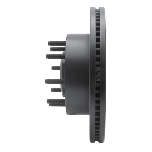 R1 11-25 Ford F-250 2WD (Super Duty) Front Left Drilled & Slotted Black Brake Rotor