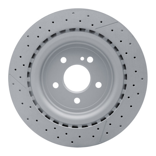 R1 12-20 Mercedes-Benz SLC43 AMG Rear Drilled & Slotted Carbon Alloy GeoMET Rotor