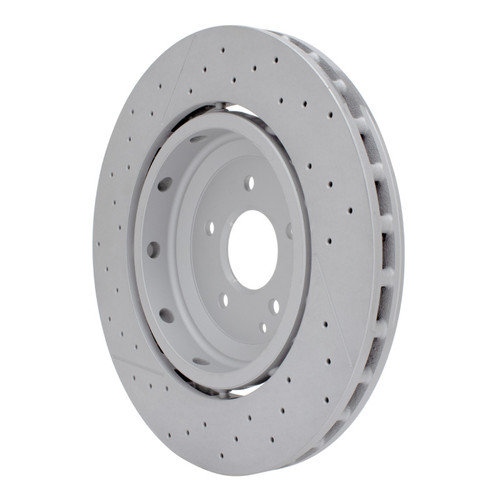 R1 06-11 Mercedes-Benz SLK55 AMG Front Drilled & Slotted Carbon Alloy GeoMET Rotor