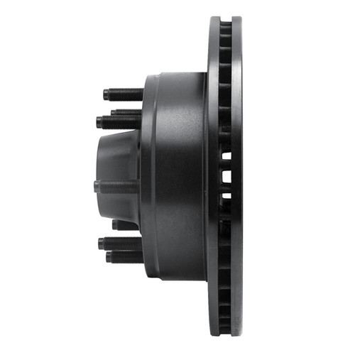 R1 80-85 Ford F-250 2WD (Excl Super Duty) Front Left Drilled & Slotted Black Brake Rotor ECB-54106L