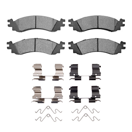 R1 06-12 Mercury Mountaineer Front Euro Ceramic Brake Pads and Hardware Kit