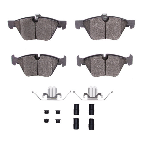 R1 04-10 BMW 525I (Mexico) Front Euro Ceramic Brake Pads and Hardware Kit