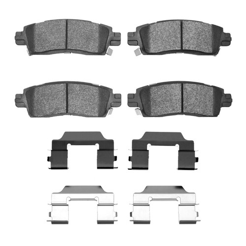 R1 02-19 Saturn Outlook Rear Euro Ceramic Brake Pads and Hardware Kit