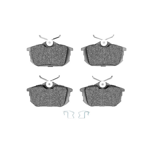 R1 00-07 Volvo S40 Rear Euro Ceramic Brake Pads and Hardware Kit