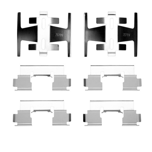 R1 90-93 Honda Accord Sedan Front Disc Brake Hardware Kit