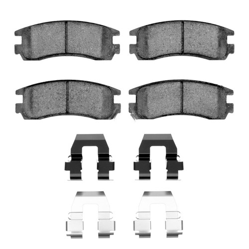 R1 97-10 Pontiac Grand Am Rear Euro Ceramic Brake Pads and Hardware Kit