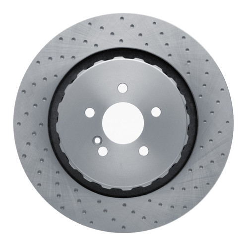 R1 07-14 Mercedes-Benz CL63 AMG Rear Dimpled Brake Rotor