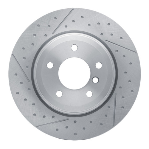 R1 06-13 BMW 328I Rear Dimpled and Slotted Brake Rotor