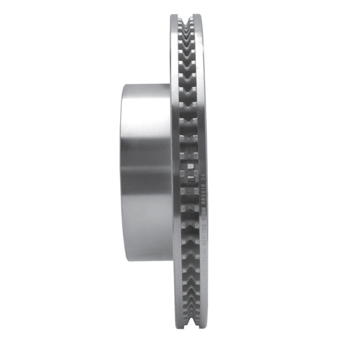 R1 08-21 Lexus LX570 Front Left Drilled & Slotted Silver Brake Rotor