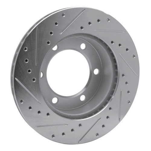 R1 95-04 Toyota 4Runner Front Right Drilled & Slotted Silver Brake Rotor EDZ-76121R