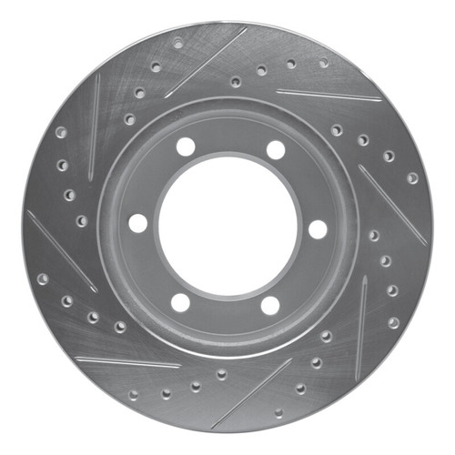 R1 95-04 Toyota 4Runner Front Right Drilled & Slotted Silver Brake Rotor EDZ-76121R