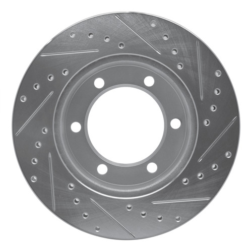 R1 95-04 Toyota 4Runner Front Left Drilled & Slotted Silver Brake Rotor EDZ-76121L