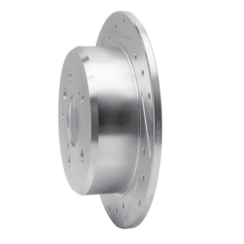 R1 92-03 Lexus ES300 Rear Left Drilled & Slotted Silver Brake Rotor