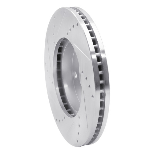 R1 92-06 Lexus ES300 Front Right Drilled & Slotted Silver Brake Rotor