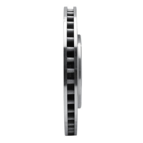 R1 08-16 Chrysler Town & Country Front Right Drilled & Slotted Silver Brake Rotor