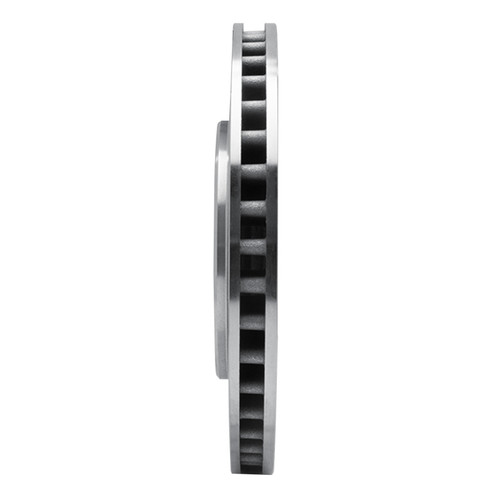 R1 08-16 Chrysler Town & Country Front Left Drilled & Slotted Silver Brake Rotor