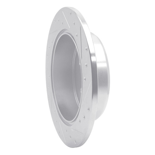 R1 98-10 Lexus GS430 Rear Left Drilled & Slotted Silver Brake Rotor