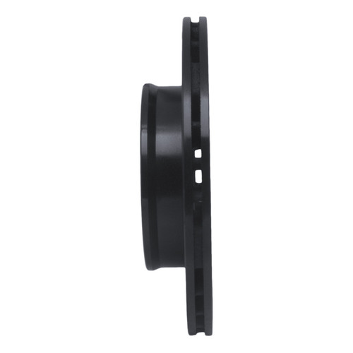 R1 88-92 Geo Prizm Front Right Drilled & Slotted Black Brake Rotor